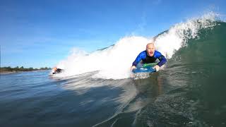 Boogie Boarding with Adam and Levi