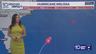 Tracking the tropics: Hurricane Melissa restrengthens to Category 2 storm, expected to move toward B Net Worth