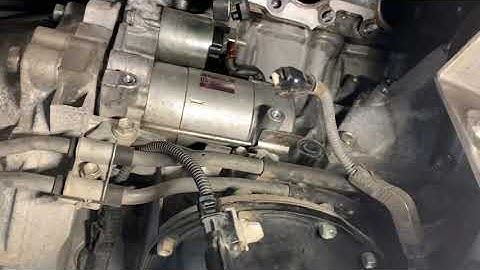 Lexus LS460 starter removal (easy way)