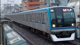 東京メトロ東西線15000系15114F快速中野駅行き西葛西駅通過(2022/12/5)