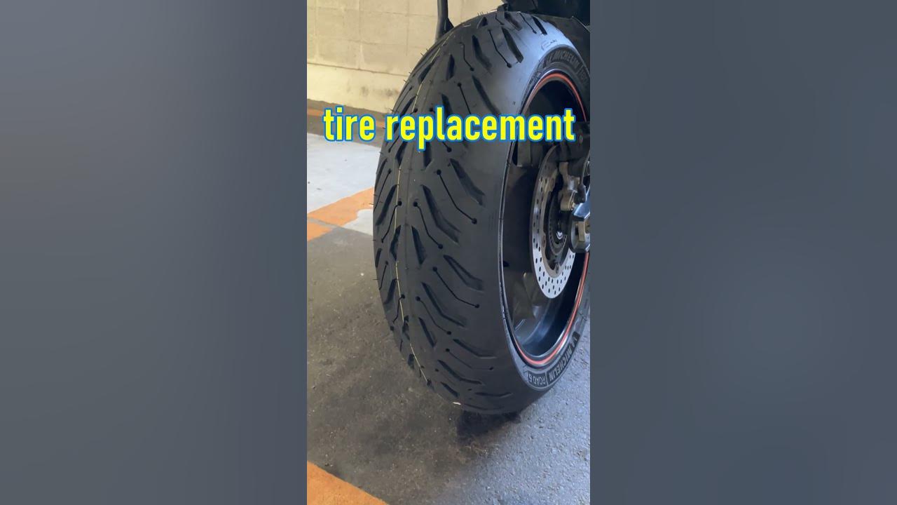 MT-09 rear tire replacement - YouTube