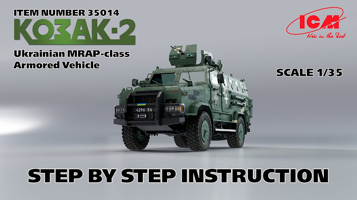 ICM | ‘Kozak-2’ | Step by step instruction Item 35014 | Scale 1/35