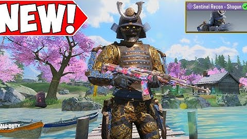 *NEW* EPIC SENTINEL RECON - SHOGUN CHARACTER SKIN GAMEPLAY! + BLADE & BLOSSOM DRAW! COD MOBILE!