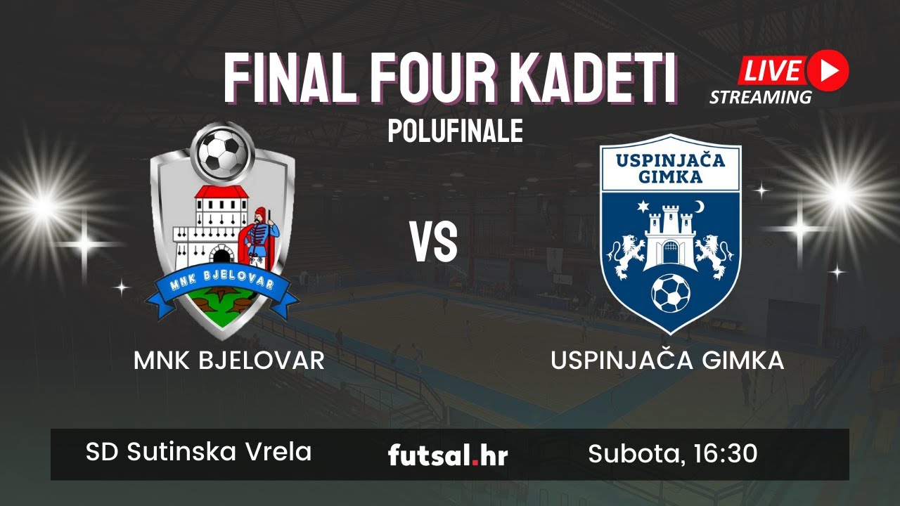 1.HMNL Kadeti polufinale PH | Bjelovar - Uspinjača Gimka |