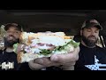 Eating Arby's 'Turkey Ranch & Bacon Sandwich"