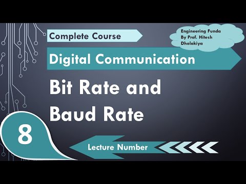 Bit Rate and Baud Rate definition, relation, parameters & examples