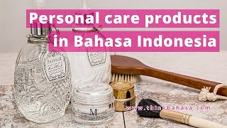 Learn Indonesian Vocabulary Words | Personal Care Products screenshot 5