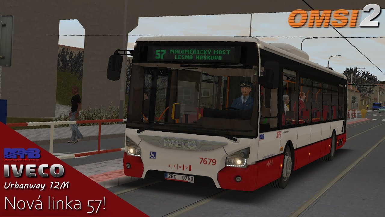 OMSI 2 | Nová brněnská linka 57 s Urbanwayem a DPMB úpravou