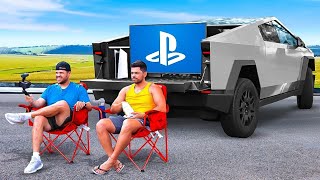 CYBERTRUCK VIROU SETUP GAMER NO ESTACIONAMENTO ‹ EduKof › screenshot 3