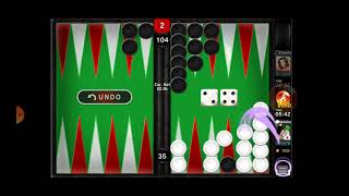 ギャモン勝ちが見込めない時の、すれ違い方法 #バックギャモン 実況解説 vol.62 BackgammonAce
