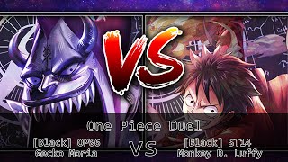 One Piece Card Game Duel #184 - [Black] OP06 Gecko Moria vs [Black] ST14 Monkey D. Luffy