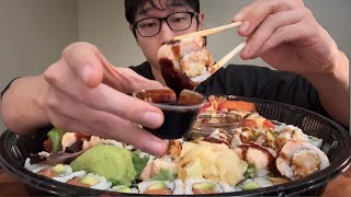 50 Piece Sushi Platter Asmr Mukbang
