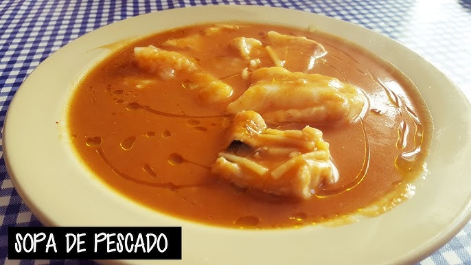 Caldo de pescado con garbanzos de 299 Kcal - Receta fácil en la app Avena