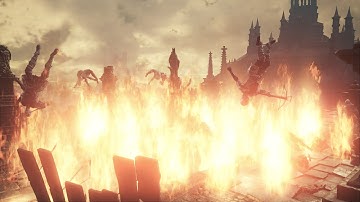 Dark Souls 3 Cinders Mod Pyromancy Showcase - Firestorm and Repeating Firestorm