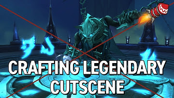 Crafting Legendary Item In-game Cutscene - Shadowlands
