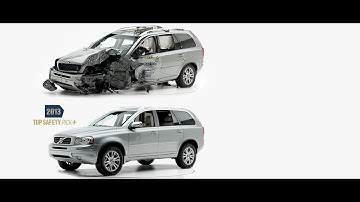 IIHS - 2014 Volvo XC90 - small overlap crash test / GOOD EVALUATION /