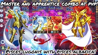 Saint Seiya Awakening kotz  Master And Apprentice Combo Pvp Pisces Lugonis  Pisces Albafica