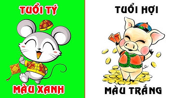 Màu sắc phong thủy 12 con giáp 2017 giúp kéo may mắn tài lộc ùn ùn Tiền Vàng chật Két