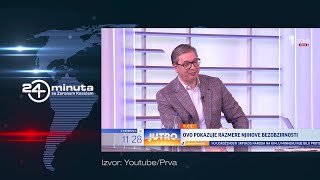 Vučić na Prvoj protiv Vučića na RTS. 