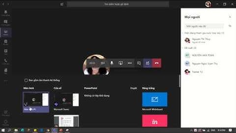 CÁCH CHIA SẺ MÀN HÌNH TRONG MICROSOFT TEAMS