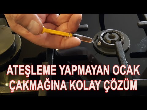 ATEŞLEME YAPMAYAN OCAK ÇAKMAĞINA KOLAY ÇÖZÜM