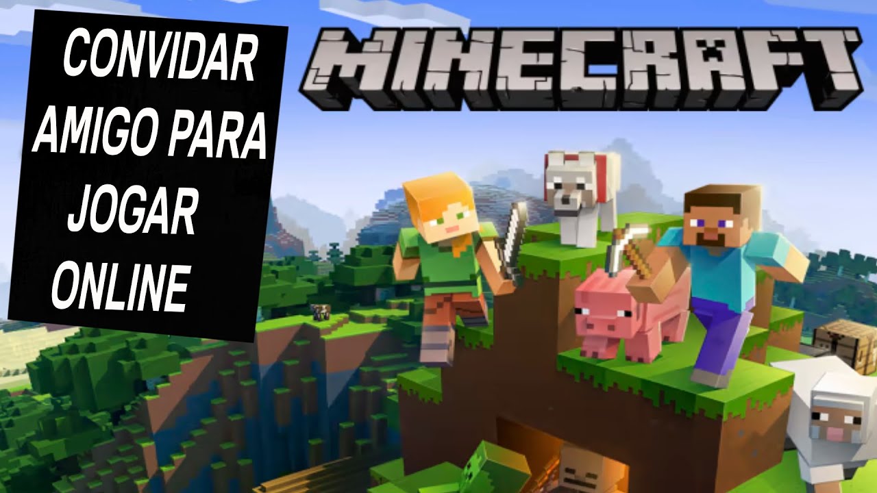 Como Convidar o Seu Amigo Para Jogar Minecraft no Seu Mundo