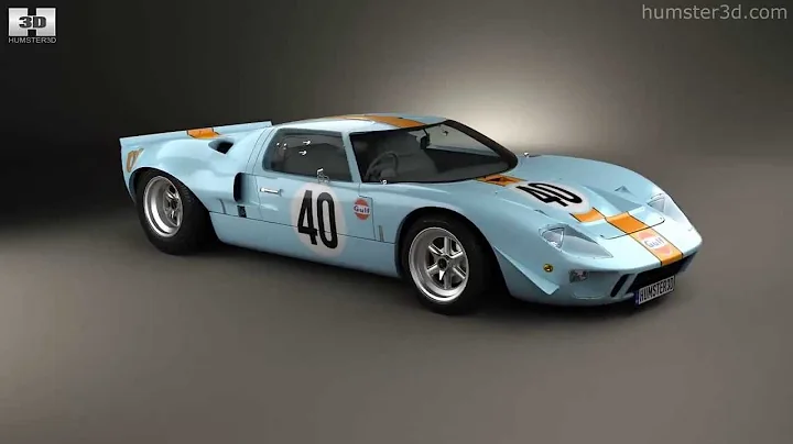 Ford GT40 1968 3D model by 3DModels.org