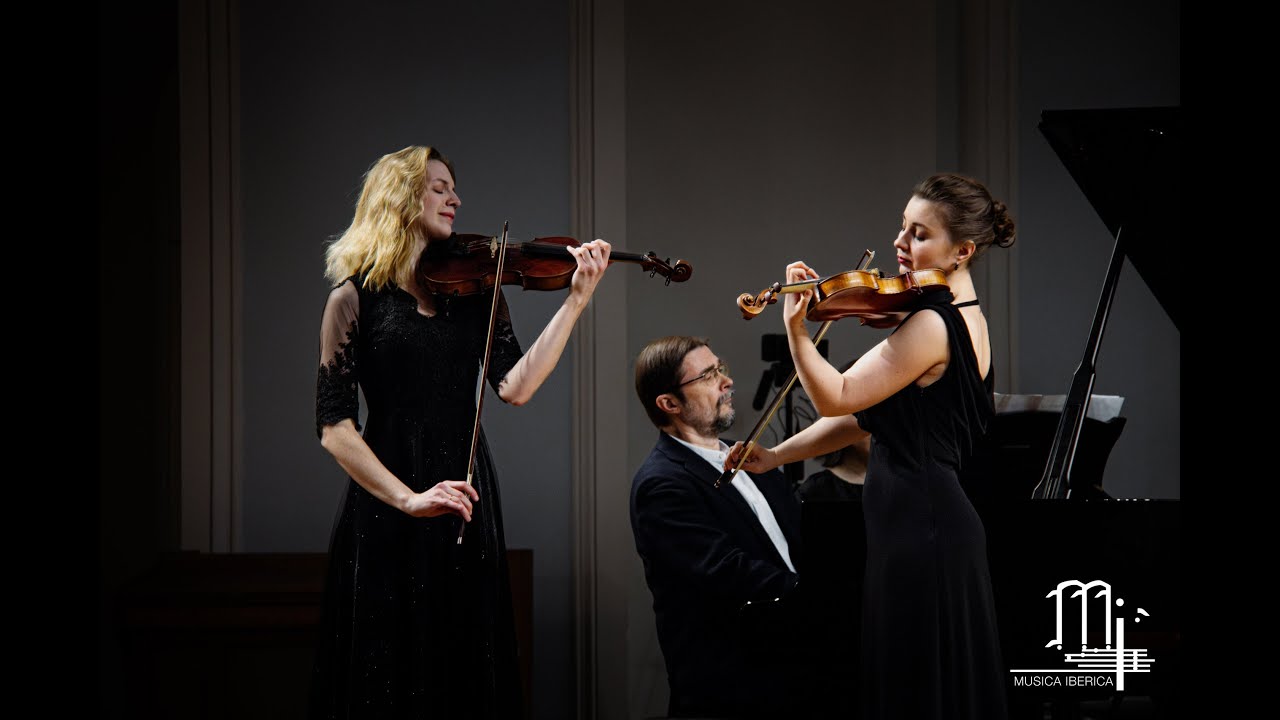 P. de Sarasate. Navarra, Op. 33, para dos violines. A. Sych, M. Dobrogorskaya, S. Dyachenco