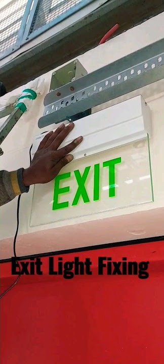 Download lagu Exit light fixing | Electrician live working #shorts #youtubeshorts #electrician #industrial #light
