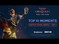 TOP 10 MOMENTS | CONQUEST: FREE FIRE OPEN | LEAGUE STAGE WEEK 1 - DAY 2