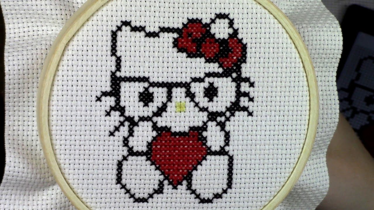 Geeky Hello Kitty Cross-Stitch Pattern – Prosper Geek