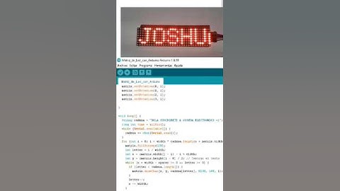 ⭐ Letrero LED Programable con Arduino || MAX7219