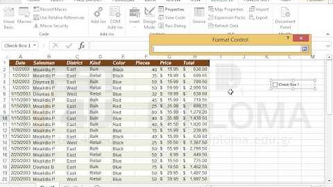 Insert in sheet Sheet1 a Check box form control item. It must be linked with the cell I2 and its...