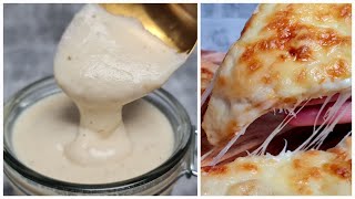 White Pizza Sauce Recipe | Garlic Pizza Sauce | White Sauce