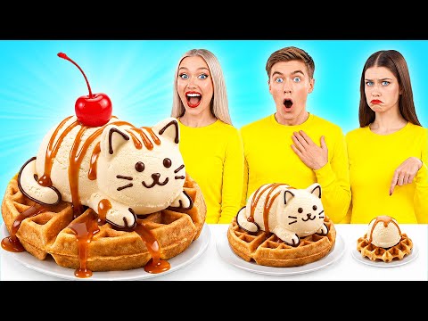 Big, Medium and Small Plate Challenge | Delicious Food Recipes by