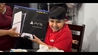 Surprising little brother with a PS5 for his Birthday!