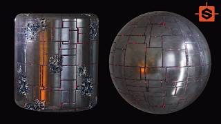 Sci-fi Pattern In Substance Designer