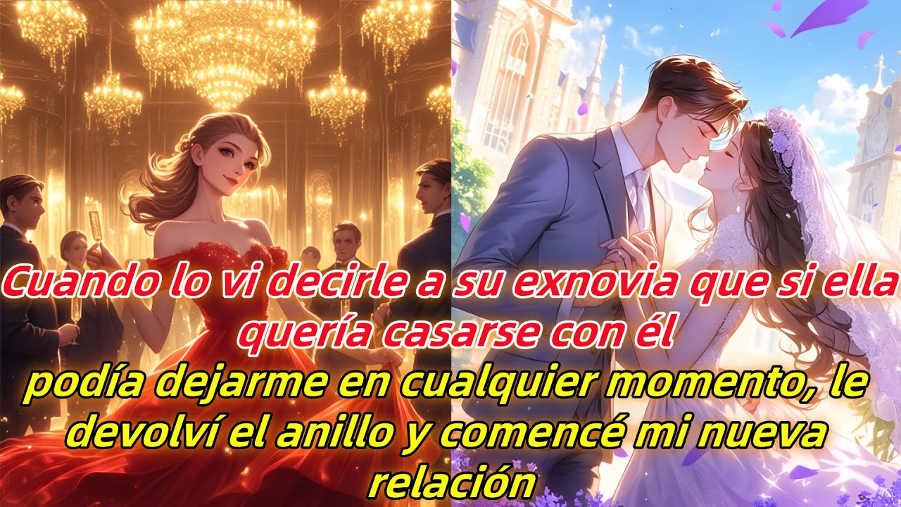 Lo vi decirle a su ex que podía dejarme por ella, le devolví el anillo y comencé mi nueva relación.