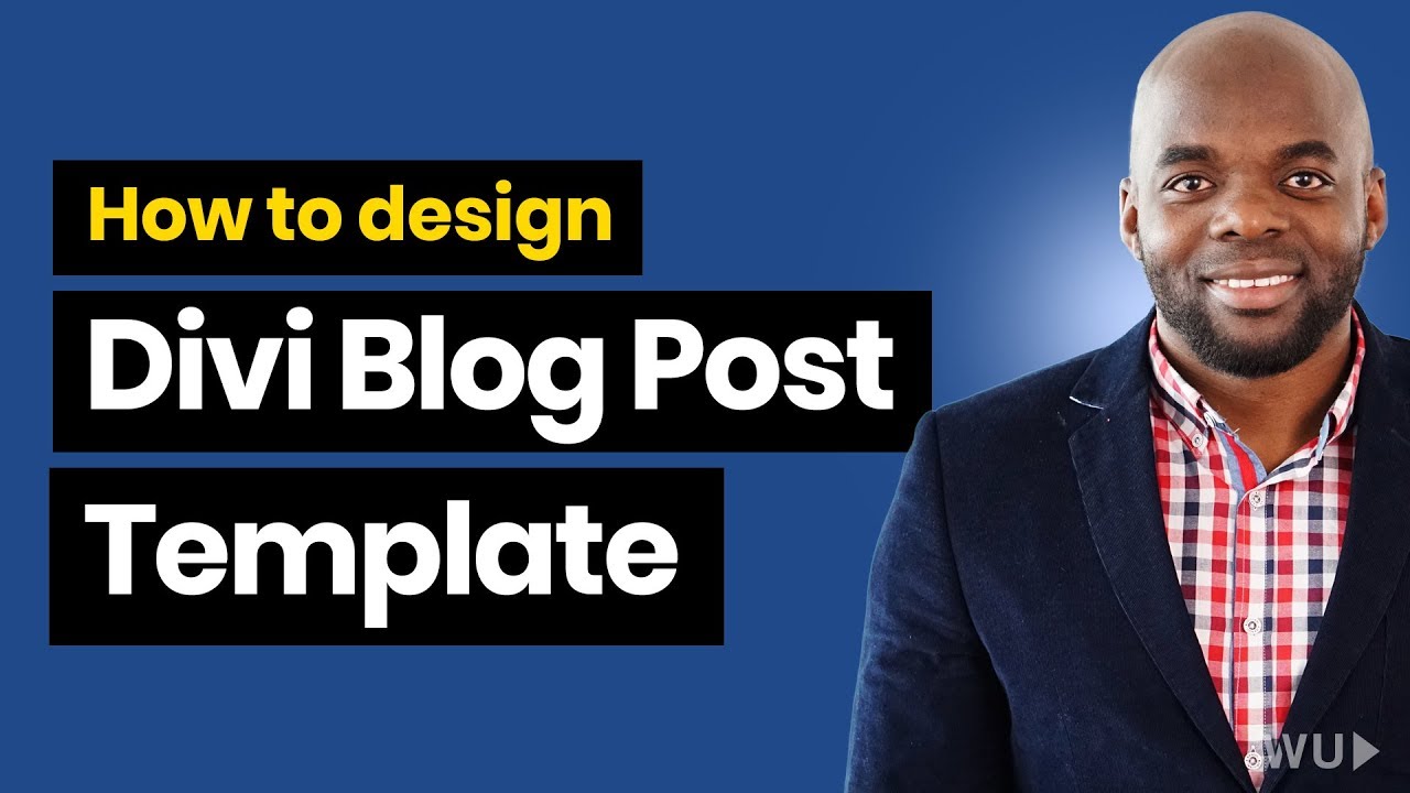 ⁣Divi Blog Post Template - Design your own Divi Blog Post Template