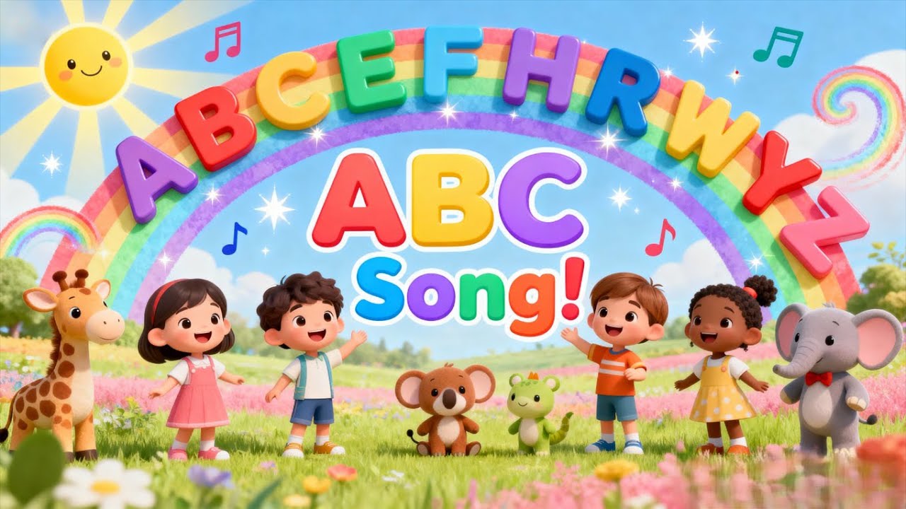 ABC Song for Kids | Learn Alphabet A to Z with Fun Music & Colorful ...