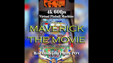 Maverick (Data East 1994) - 4k 60fps Virtual Pinball Machine Visual Pinball X  10.7 - V-Pin Workshop