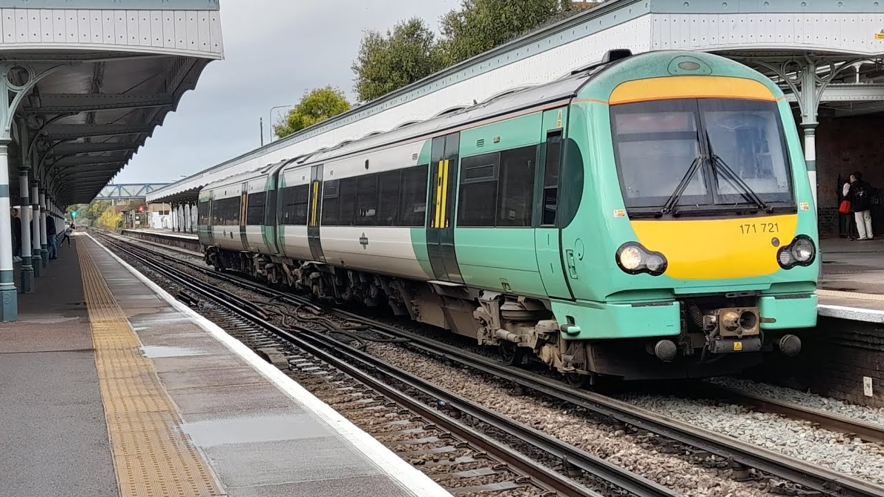 Class 171 171721 Southern Turbostar Bexhill Sunday 16th class-171-171721-southern-turbostar-bexhill-sunday-16th