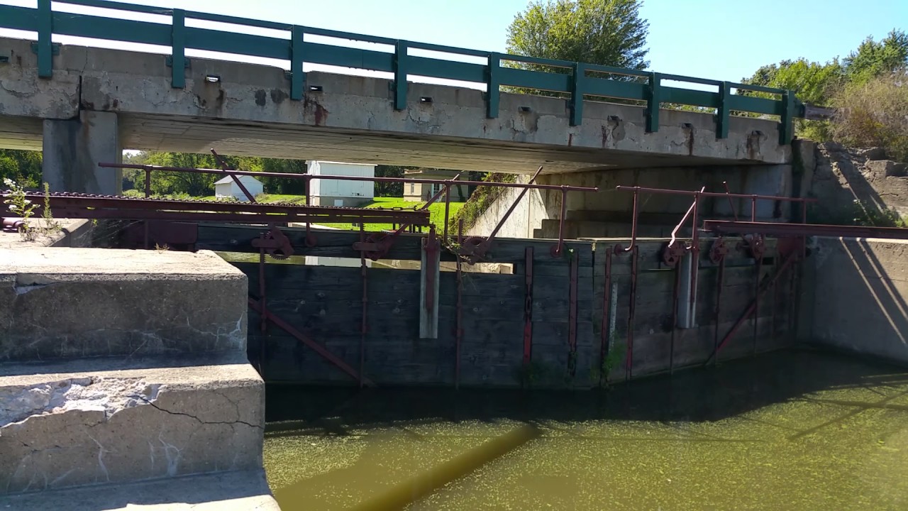 Hennepin Canal Guard Lock Gate/Rock Falls/Daves Outdoor World YouTube