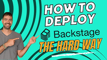 Platform Engineering Series | EP 4: How to Deploy Backstage? The Hard Way