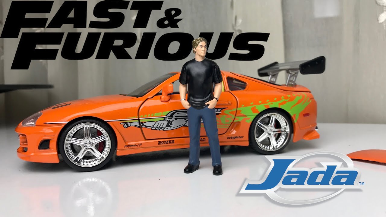 1:24 Toyota Supra & Brian figurine - Fast & Furious - Jada Toys [Unboxing]