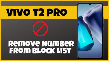 Vivo T2 Pro Remove Number From Block List || How to remove number || Blocklist settings