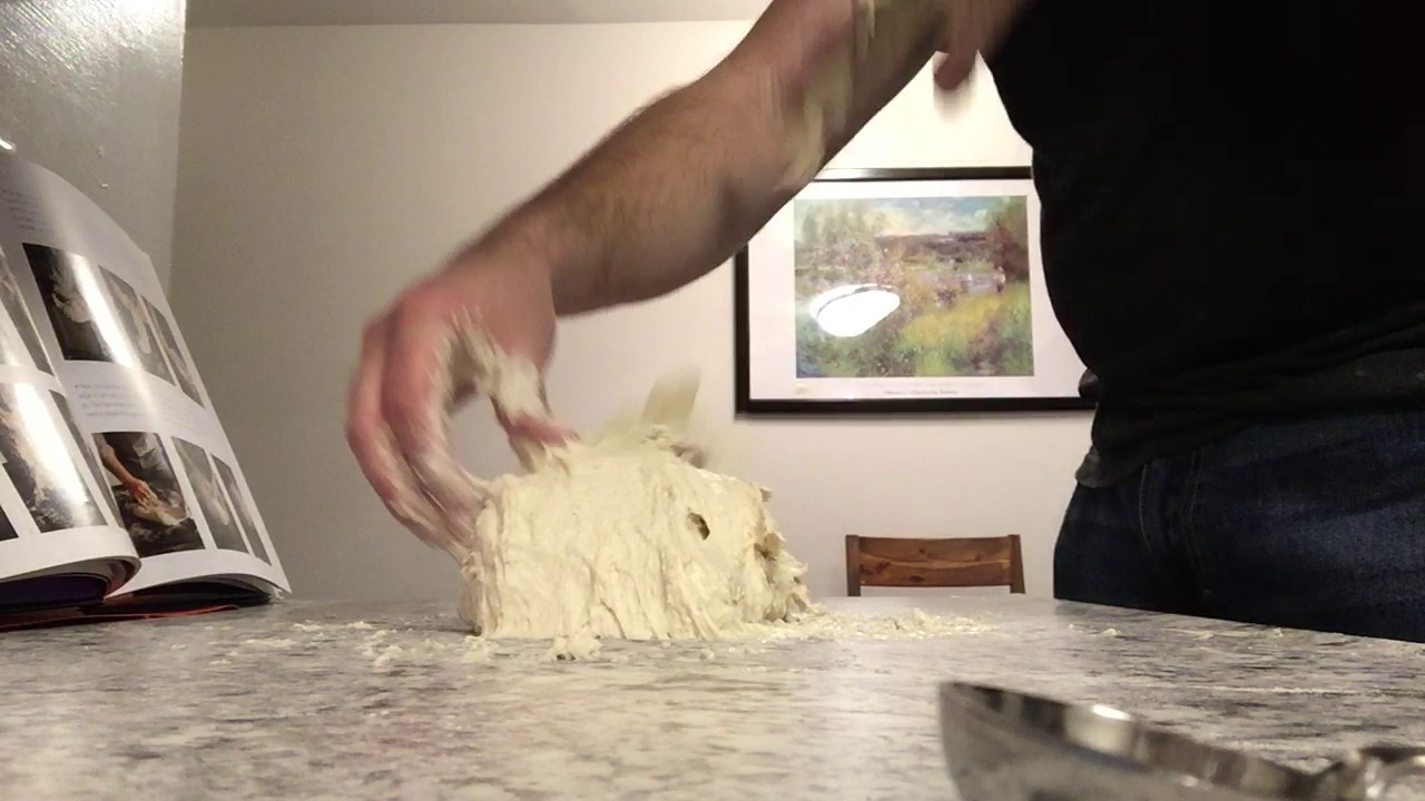 Kneading (dough 2) YouTube