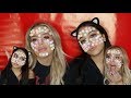 FULL FACE OF CANDY HEARTS CHALLENGE ft. Tana Mongeau