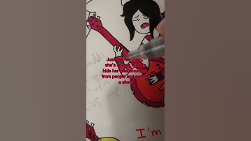 Drawing Marceline 🖤 - adventure time