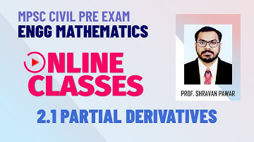 Partial Derivatives - Engineering Mathematics - MES CIVIL